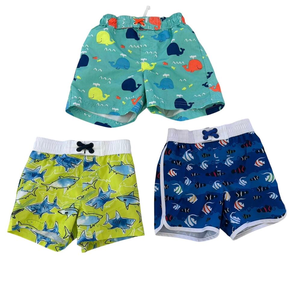 Wonder Nation baby boys, swim trunks bundle